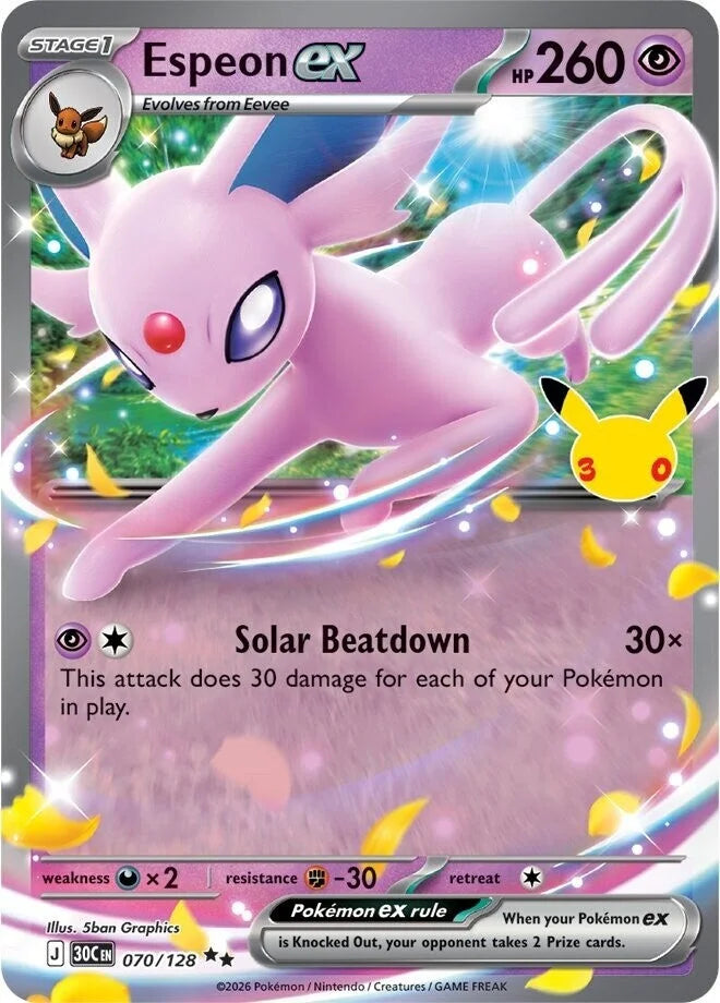 30th Celebration Battle Deck—Espeon ex