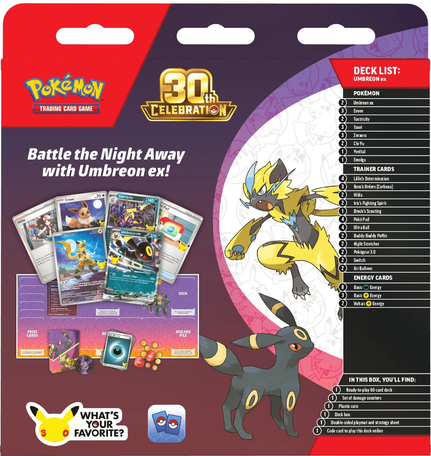 30th Celebration Battle Deck—Umbreon ex