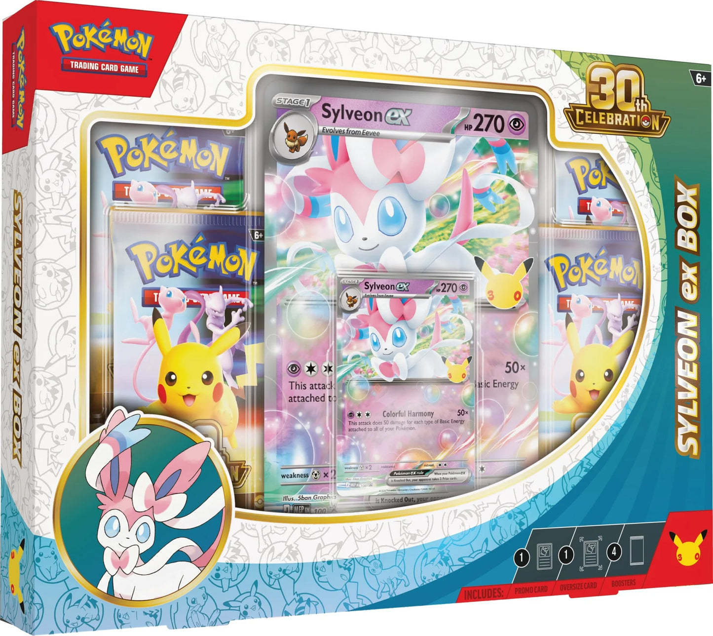 30th Celebration Pokémon Sylveon ex Box